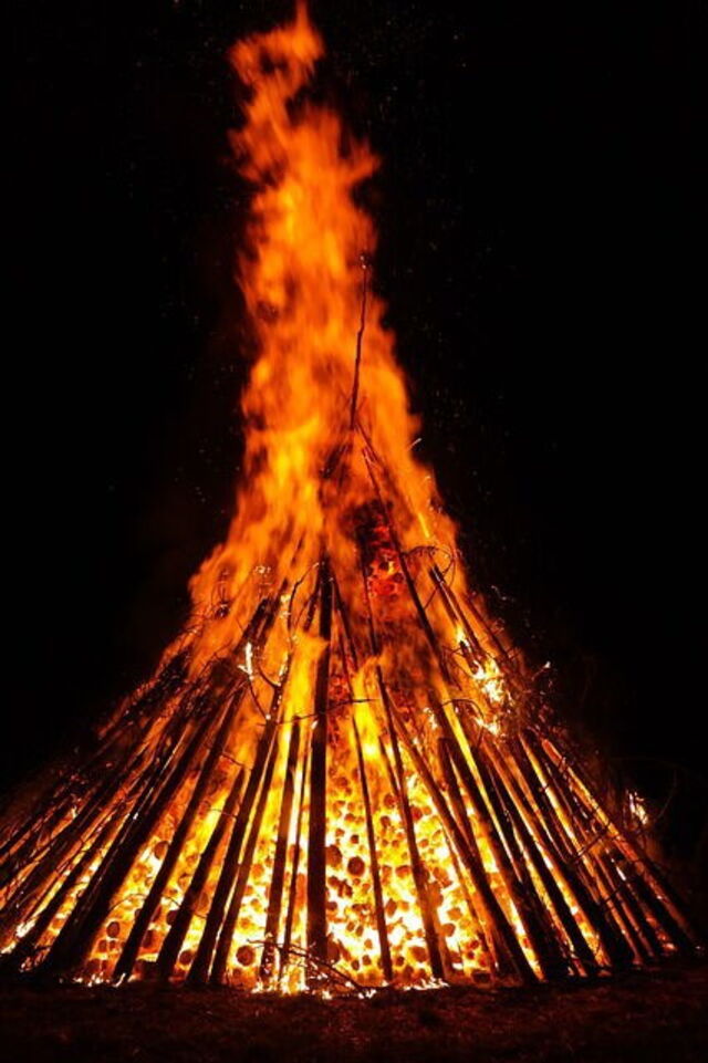 Feu de joie pour le Nouvel An