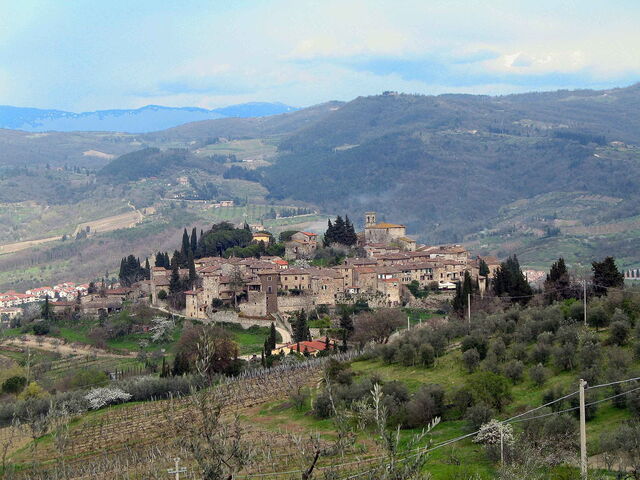 Montefioralle, panorama