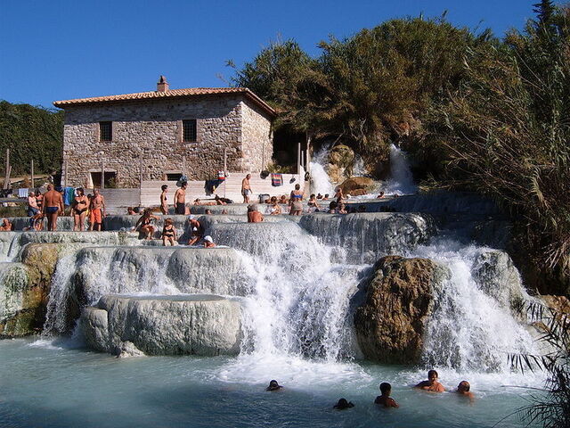 Les fameux thermes de Saturnia