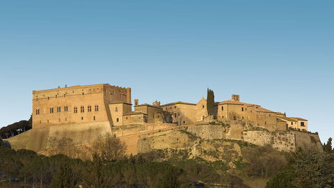 Vue sur San Giovanni d'Asso