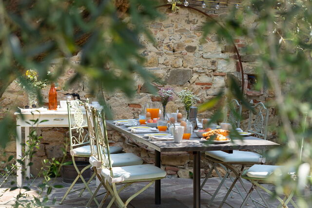 Villa Fracassini, en plein air