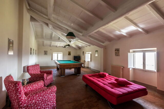 salle de jeux de la villa agata