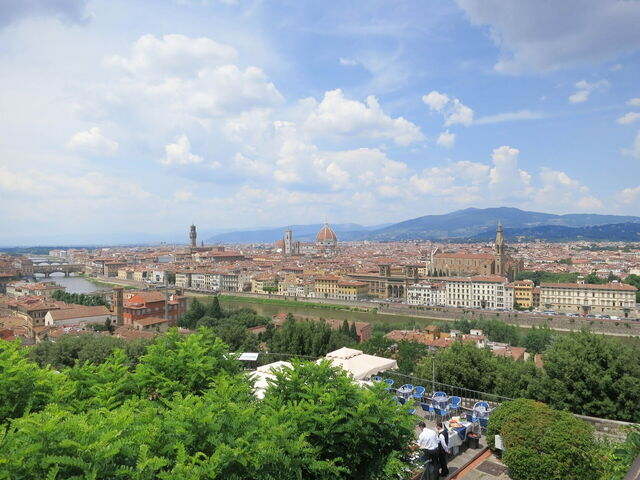 Vue depuis la Piazzale Michelangelo
