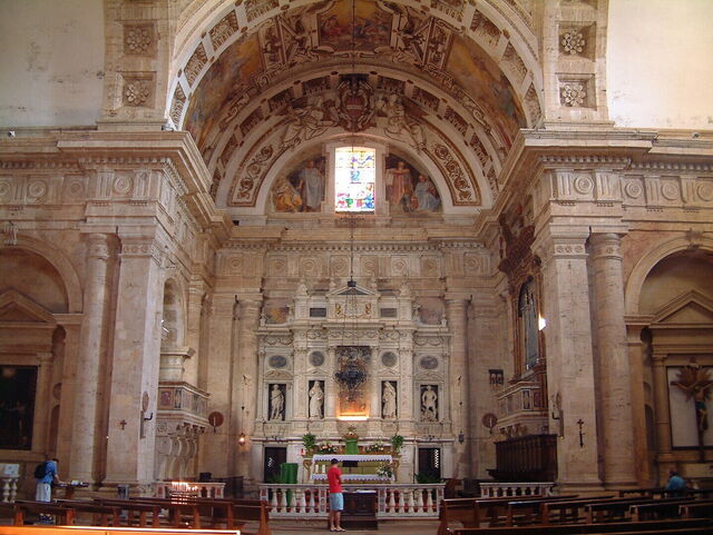 Sanctuaire de la Madonna di San Biagio, intérieur