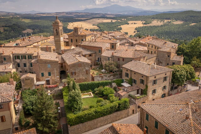 Cuisine, jardin de maison de ville