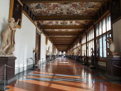 Le hall de la Galerie des Offices