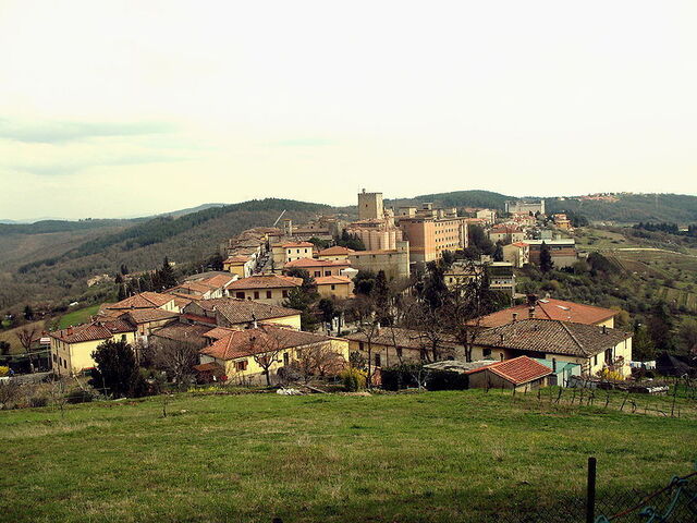 Vue sur Castellina en Chianti