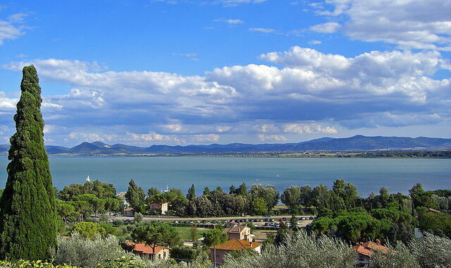 vue sur le lac Trasimène