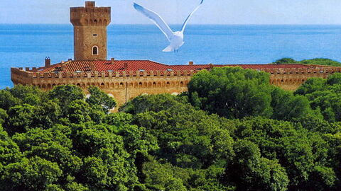 Vue du chateau  Pasquini
