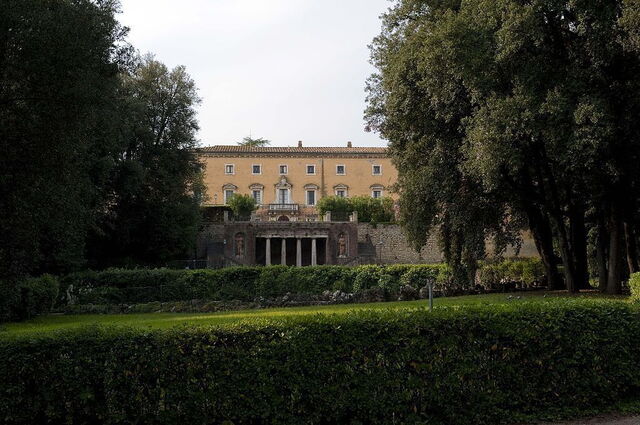 Vue sur la Villa Chigi
