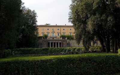 Vue sur la Villa Chigi