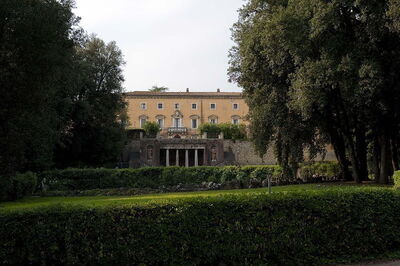 Vue sur la Villa Chigi