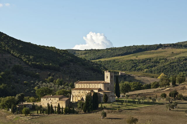 Une église en Toscane