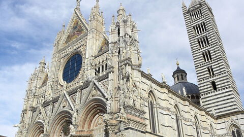 Extérieur du Duomo, Sienne
