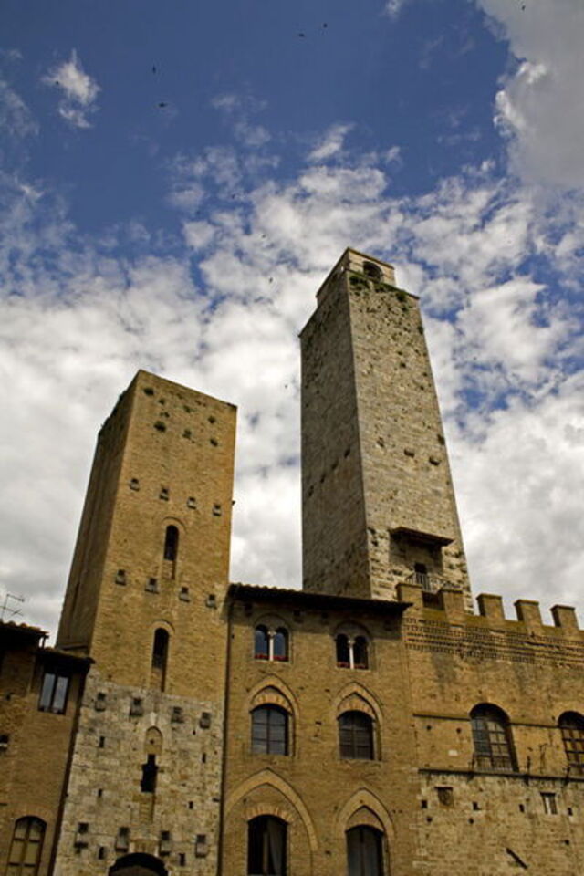 Les fameuses tours de San Gimignano