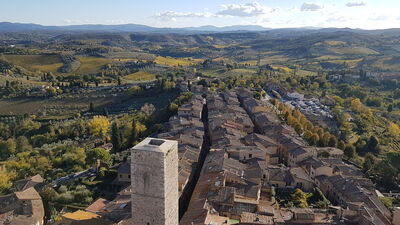 Vues sur San Gimignano