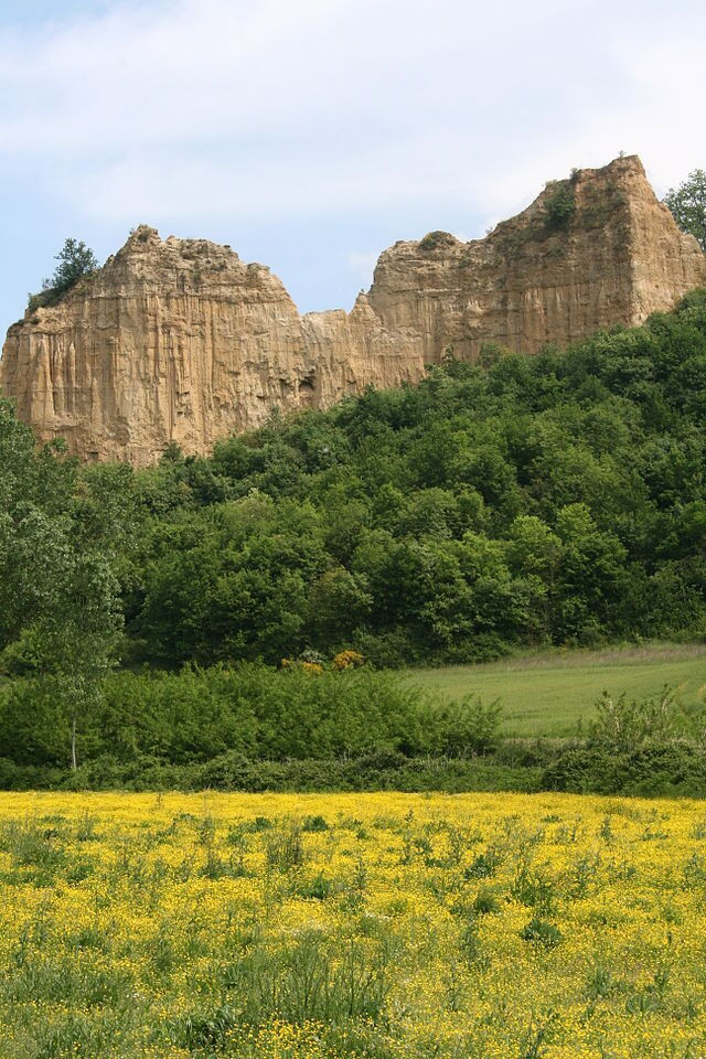 Les falaises du Valdarno