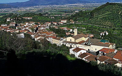 Vue sur la ville de Carmignano