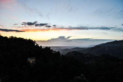 Coucher de soleil sur Camaiore