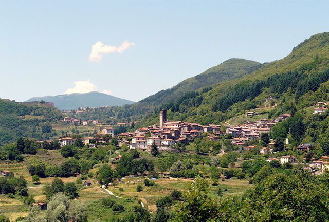 Vue sur San Romano in Garfagnana