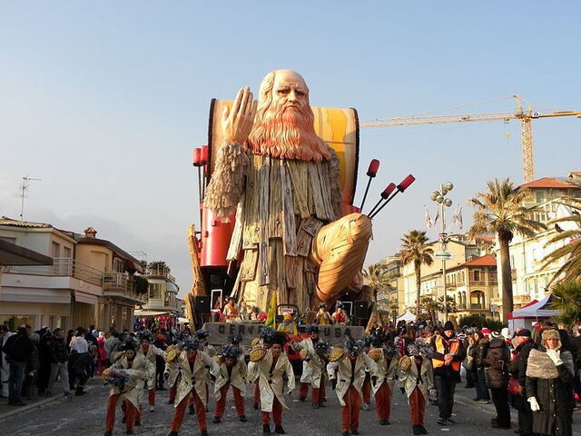 Le populaire Carnaval de Viareggio