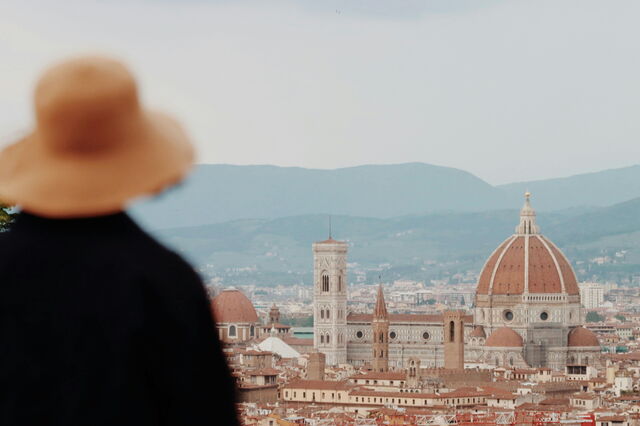 Admirer la vue sur Florence