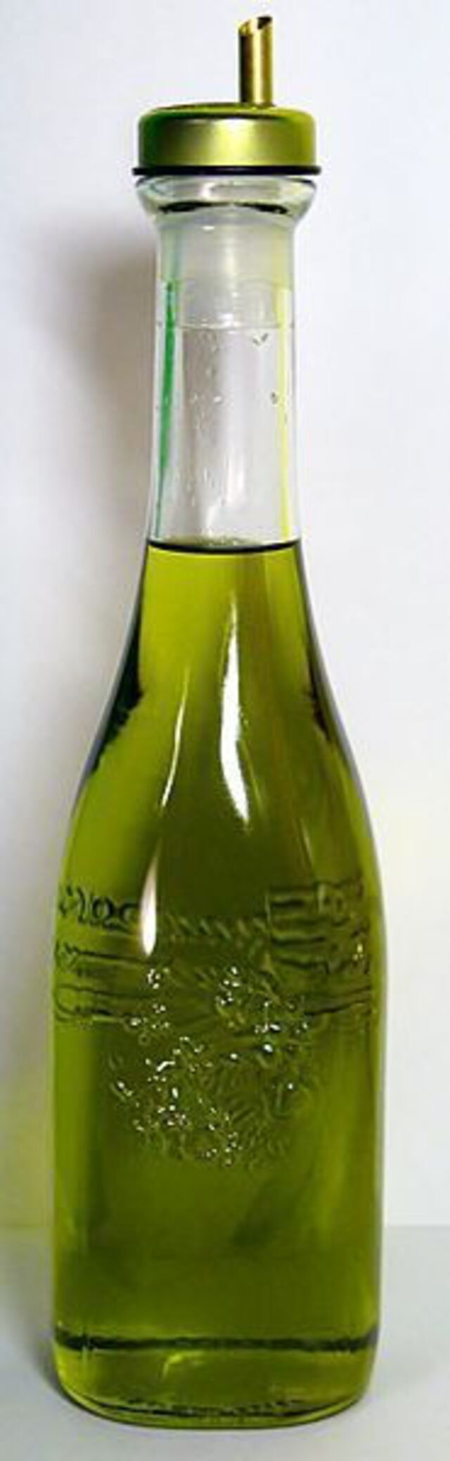 Un flacon d'huile d'olive italienne