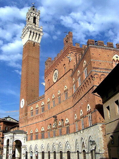 Le Palazzo Pubblico de Sienne