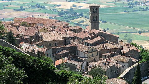 Vue sur Cortone
