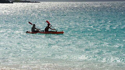 Tandem kayak de mer