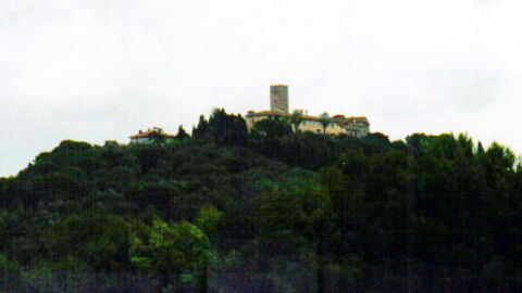 Vue sur le village de Marsiliana