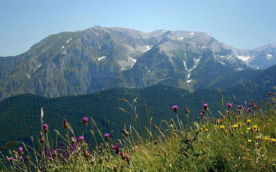 Vue sur les Apennins