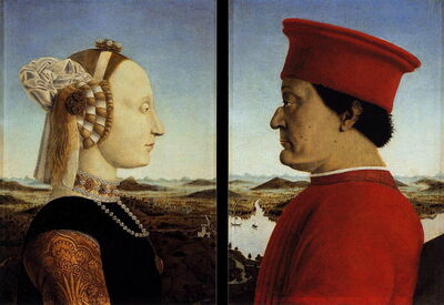 Le double protrait de Piero della Francesca