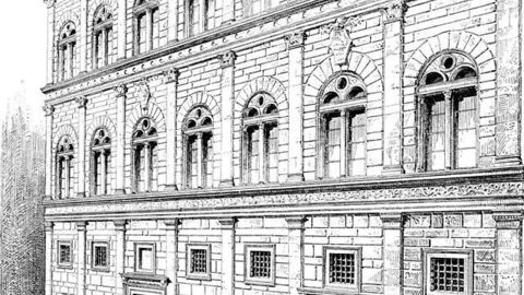 Palais Rucellai, façade