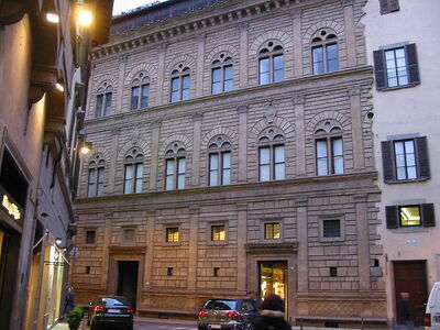 Palazzo Rucellai à l'image de celui des Médicis