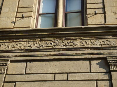 Un dessin du palais Rucellai