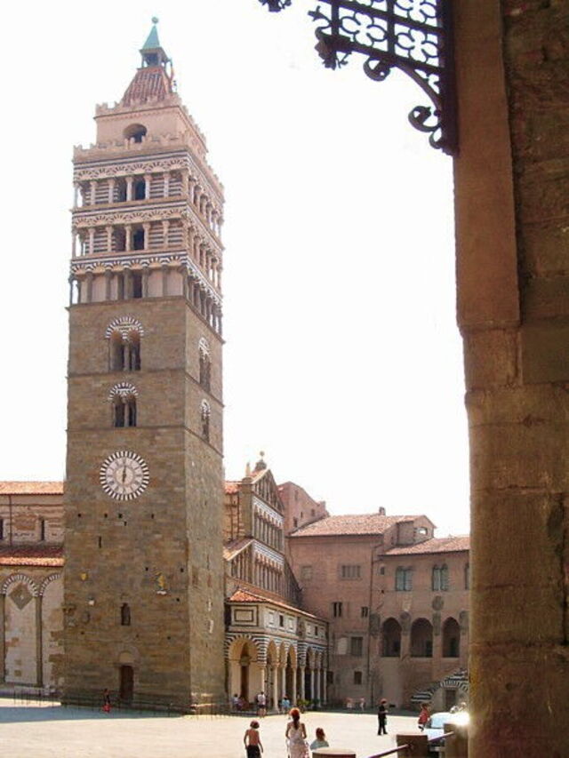 La place principale à Pistoia