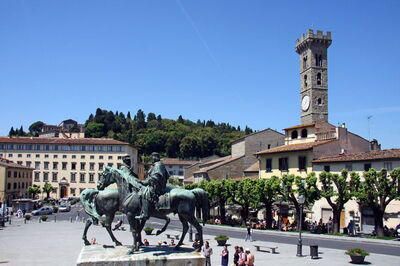 La place principale de Fiesole