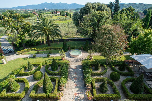 Villa Moriano, jardin