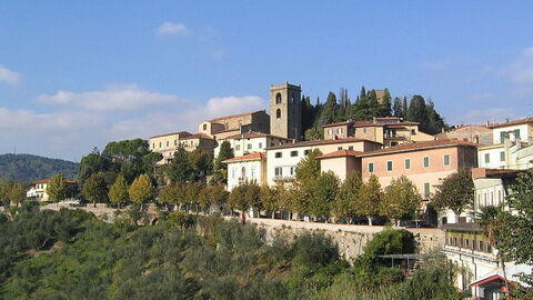 Vue sur Montecatini Terme