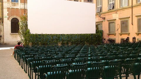 Cinéma en plein air en Italie