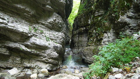 Les gorges d'Orrido di Botri