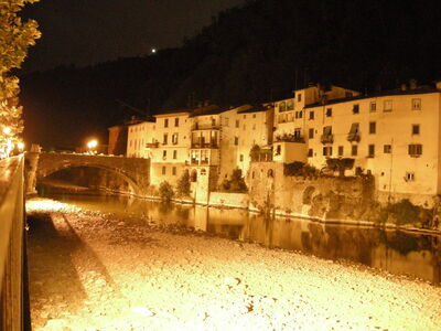 Bagni di Lucca la nuit