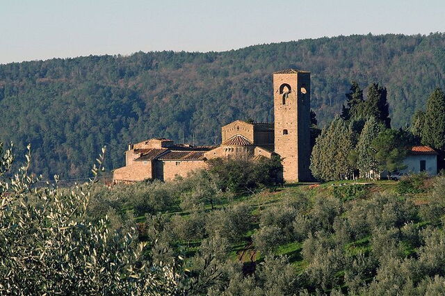 Vue sur le village de Carmignano