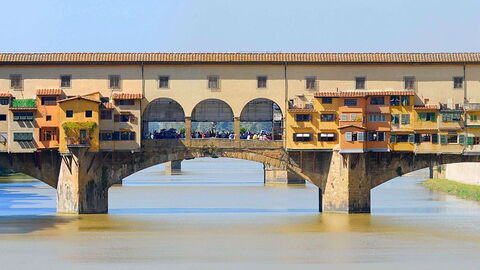Vue panoramique sur le Ponte Vecchio