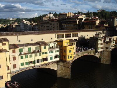 Une vue sur le Ponte Vecchio