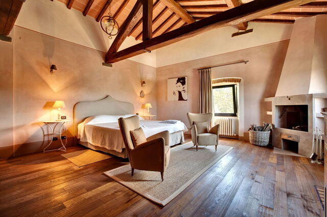 chambre à coucher de la villa Mattei