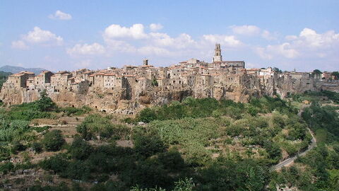 Vue sur Pitigliano
