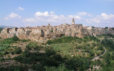 Vue sur Pitigliano