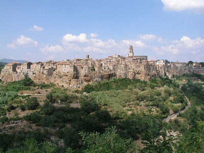 Vue sur Pitigliano